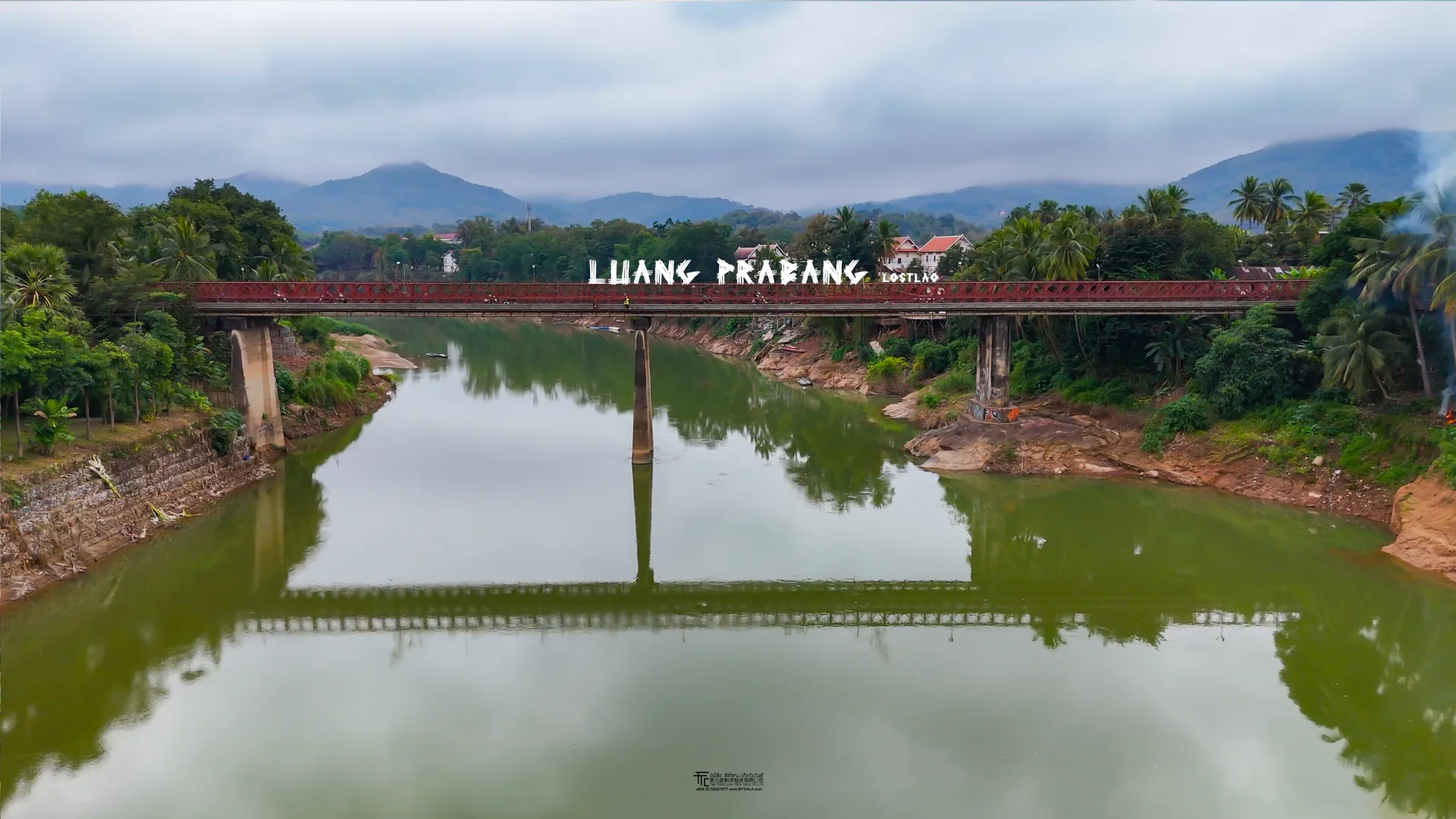 Nam Khan bridge and water view