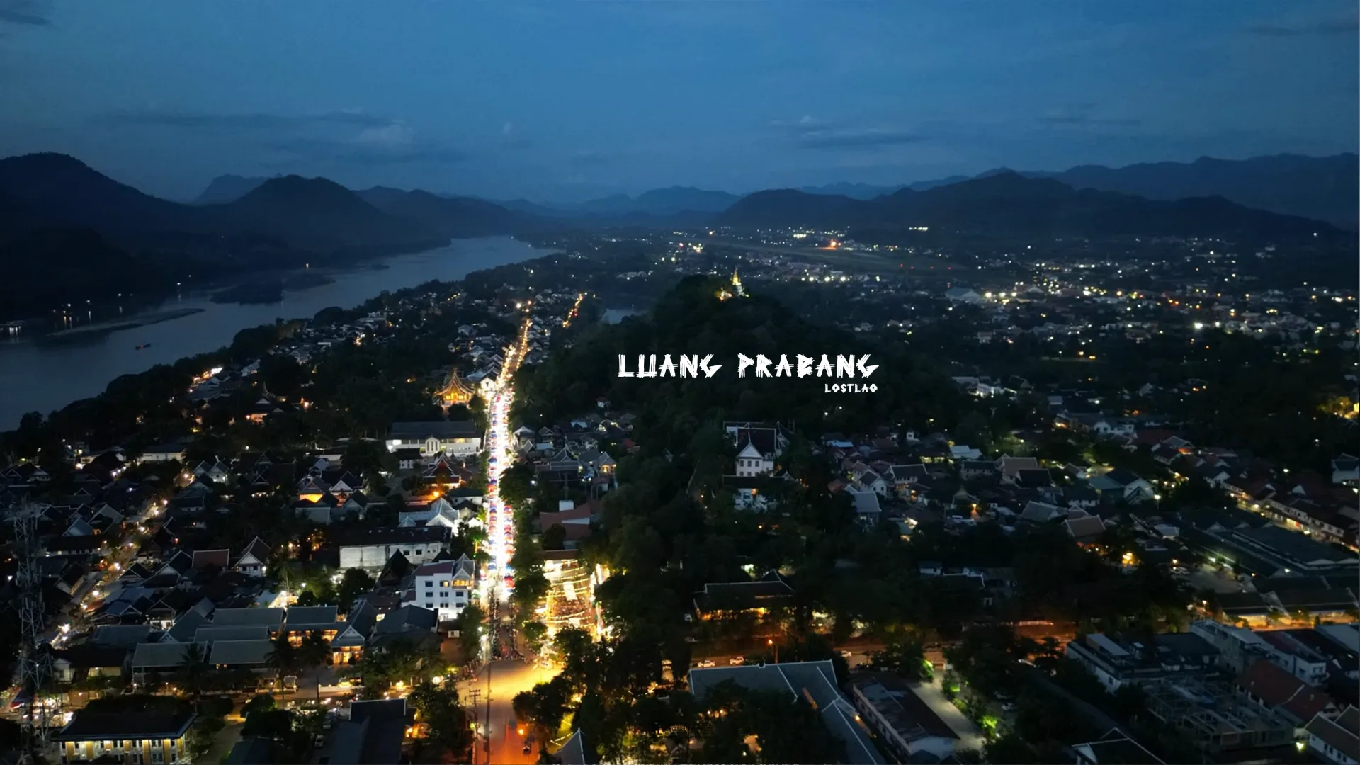 Luang Prabang night street